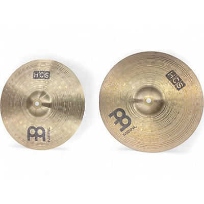 Used MEINL 13in HCS Hi Hat Pair Cymbal