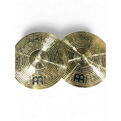 Used MEINL 13in HCS Hi Hat Pair Cymbal