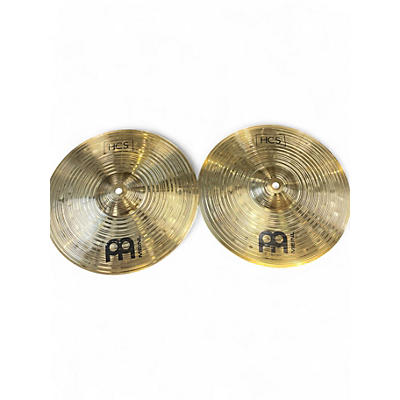 Used MEINL 13in HCS Hi Hat Pair Cymbal