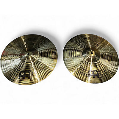 Used MEINL 13in HCS Hi Hat Pair Cymbal