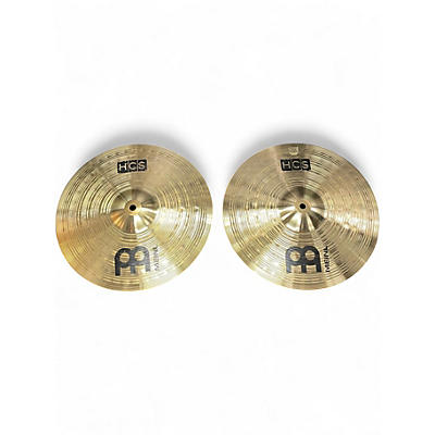 Used MEINL 13in HCS Hi Hat Pair Cymbal