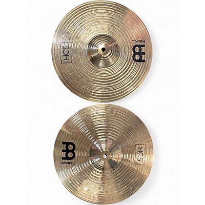 Used MEINL 13in HCS Hi Hat Pair Cymbal