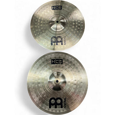 Used MEINL 13in HCS Hi Hat Pair Cymbal
