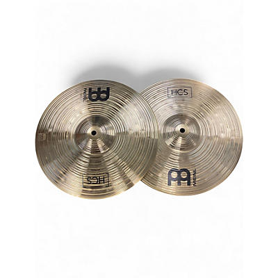 Used MEINL 13in HCS Hi Hat Pair Cymbal