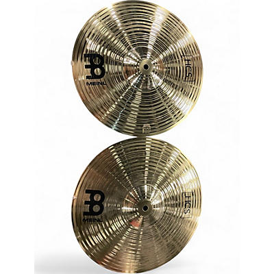 Used MEINL 13in HCS Hi Hat Pair Cymbal