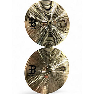 Used MEINL 13in HCS Hi Hat Pair Cymbal