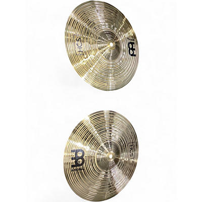 Used MEINL 13in HCS Hi Hat Pair Cymbal
