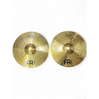 Used MEINL 13in HCS Hi Hat Pair Cymbal