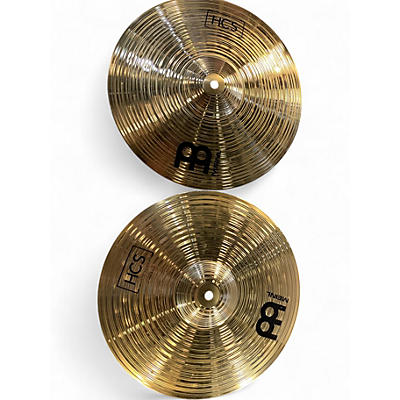 Used MEINL 13in HCS Hi Hat Pair Cymbal