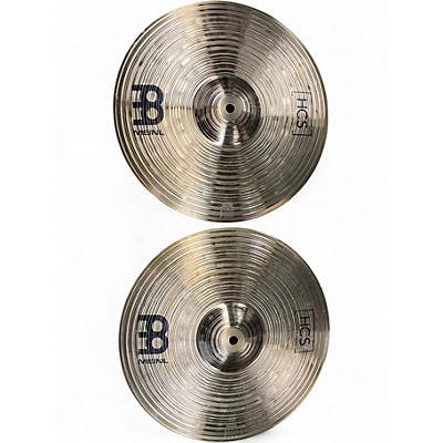 Used MEINL 13in HCS Hi Hat Pair Cymbal