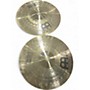 Used MEINL 13in HCS Hi Hat Pair Cymbal 31