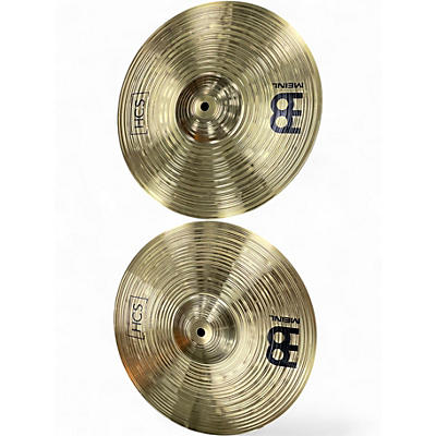 Used MEINL 13in HCS Hi Hat Pair Cymbal
