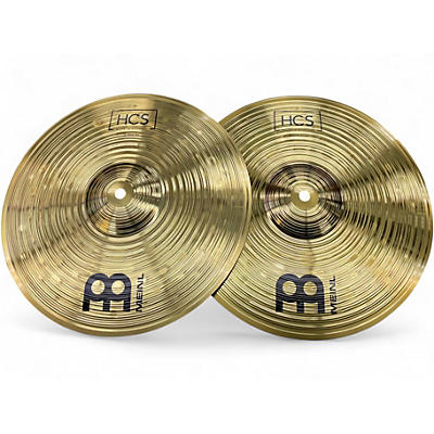 Used MEINL 13in HCS Hi Hat Pair Cymbal