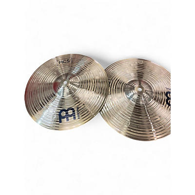 Used MEINL 13in HCS Hi Hat Pair Cymbal