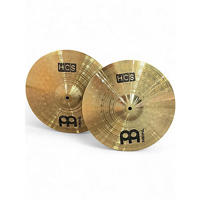 Used MEINL 13in HCS Hi Hat Pair Cymbal