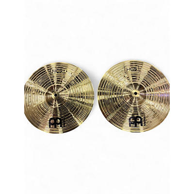 Used MEINL 13in HCS Hi Hat Pair Cymbal