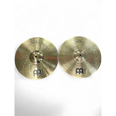 Used MEINL 13in HCS Hi Hat Pair Cymbal