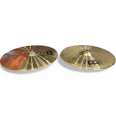 Used MEINL 13in HCS Hi Hat Pair Cymbal