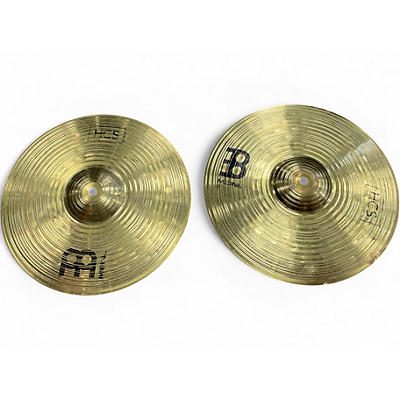 Used MEINL 13in HCS Hi Hat Pair Cymbal