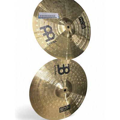 Used MEINL 13in HCS Hi Hat Pair Cymbal