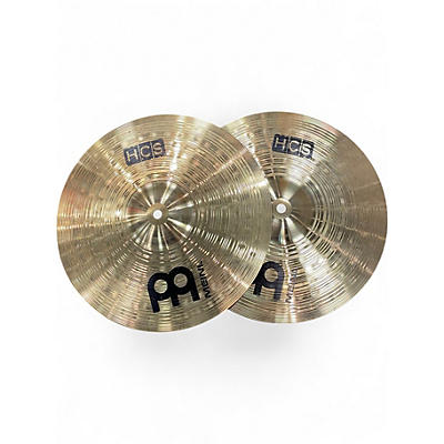 Used MEINL 13in HCS Hi Hat Pair Cymbal