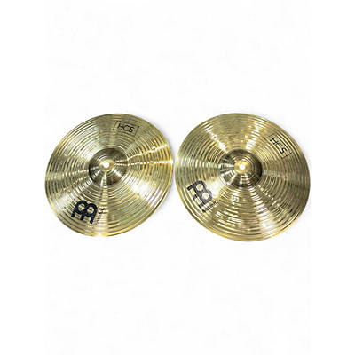 Used MEINL 13in HCS Hi Hat Pair Cymbal