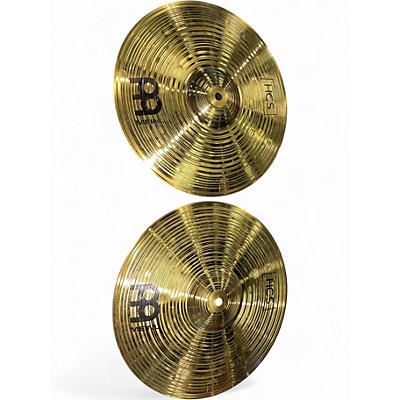Used MEINL 13in HCS Hi Hat Pair Cymbal