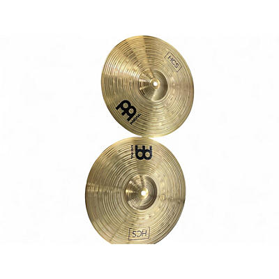 Used MEINL 13in HCS Hi Hat Pair Cymbal