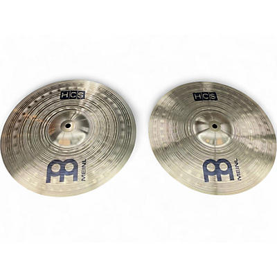 Used MEINL 13in HCS Hi Hat Pair Cymbal