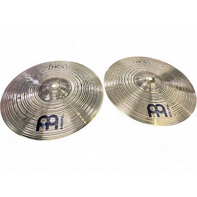 Used MEINL 13in HCS Hi Hat Pair Cymbal