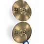 Used MEINL 14in BYZANCE BRILLIANT MEDIUM HI HATS Cymbal 33
