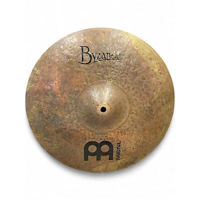 Used MEINL 14in BYZANCE DARK HI HATS BOTTOM Cymbal
