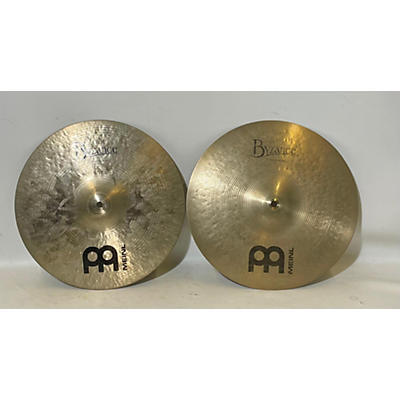 MEINL Used MEINL 14in BYZANCE HEAVY HIHAT PAIR Cymbal