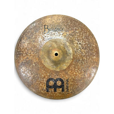 Used MEINL 14in BYZANCE Serpents hi hat top Cymbal