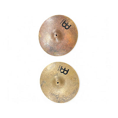 Used MEINL 14in Byzance Dark Hi Hat Pair Cymbal