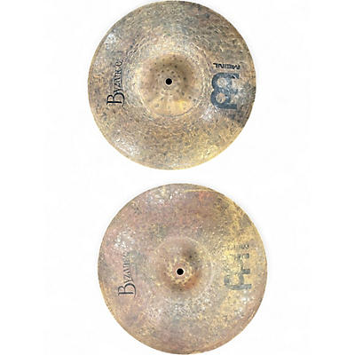 Used MEINL 14in Byzance Dark Hi Hat Pair Cymbal
