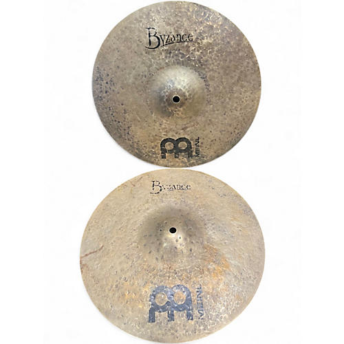 Used MEINL 14in Byzance Dark Hi Hat Pair Cymbal 33