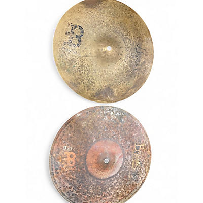 Used MEINL 14in Byzance Dark Hi Hat Pair Cymbal