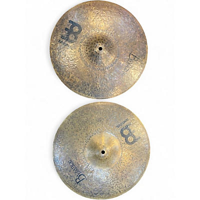 Used MEINL 14in Byzance Dark Hi Hat Pair Cymbal