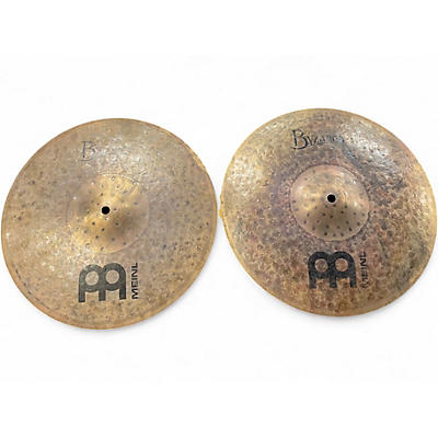 Used MEINL 14in Byzance Dark Hi Hat Pair Cymbal