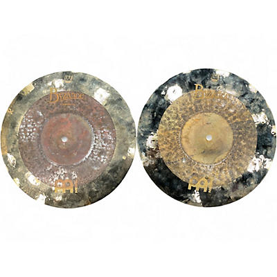 Used MEINL 14in Byzance Dual Hi Hat (Pair) Cymbal