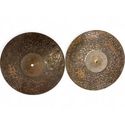 Used MEINL 14in Byzance Extra Dry Medium Hi Hats Pair Cymbal