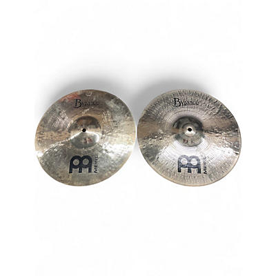 Used MEINL 14in Byzance Medium Hi Hat Pair Cymbal
