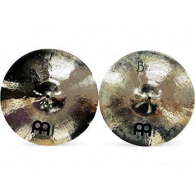Used MEINL 14in Byzance Medium Hi Hat Pair Cymbal