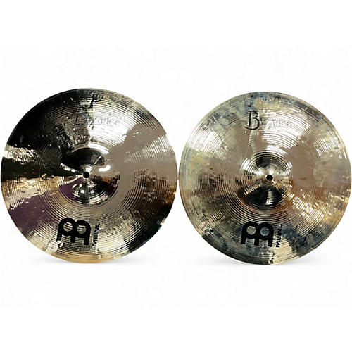 Used MEINL 14in Byzance Medium Hi Hat Pair Cymbal 33