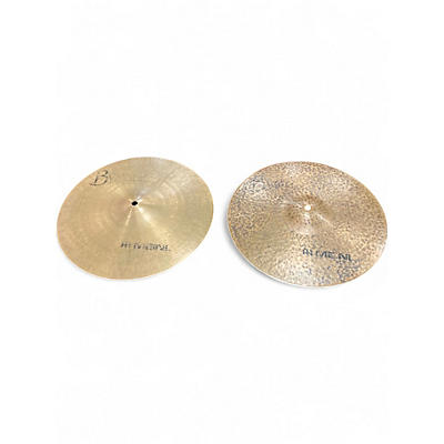 Used MEINL 14in Byzance Medium Hi Hat Pair Cymbal