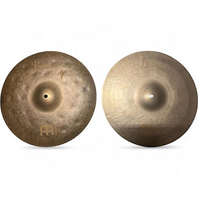 Used MEINL 14in Byzance Vintage Sand Hi Hat Pair Cymbal