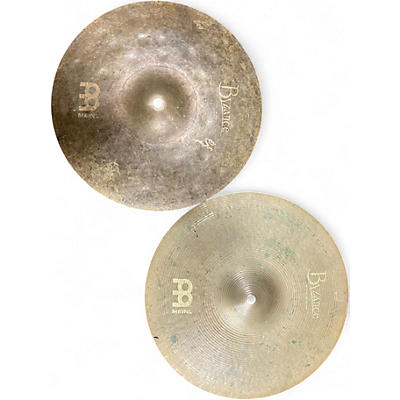 Used MEINL 14in Byzance Vintage Sand Hi Hat Pair Cymbal