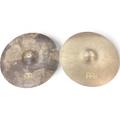 Used MEINL 14in Byzance Vintage Sand Hi Hat Pair Cymbal