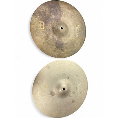 Used MEINL 14in Byzance Vintage Sand Hi Hat Pair Cymbal